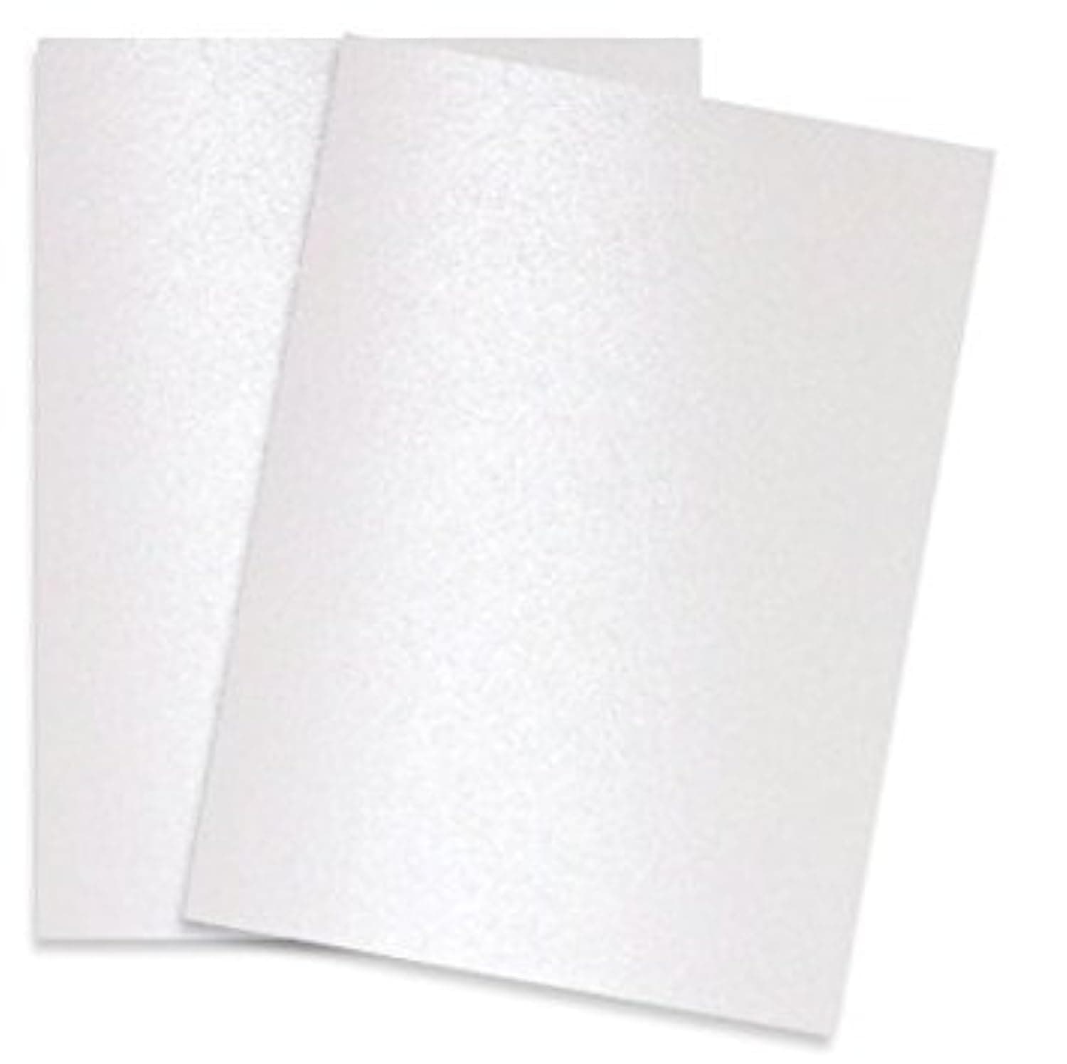 Shimmer Pure Snow White 8-1/2-x-11 32T Lightweight Multi-use 200-pk - PaperPapers 2pBasics 118 GSM (32/80lb Text) Letter size Everyday Metallic Paper for Professionals, Designers, and Crafters