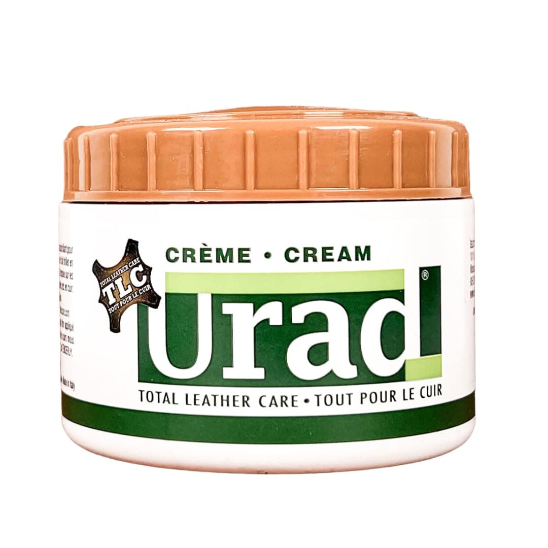 URAD Leather Conditioner 7oz (200g) Light Brown – Deep Conditioning and Color Restoration for Leather Furniture, Car Seats, Shoes, and More!