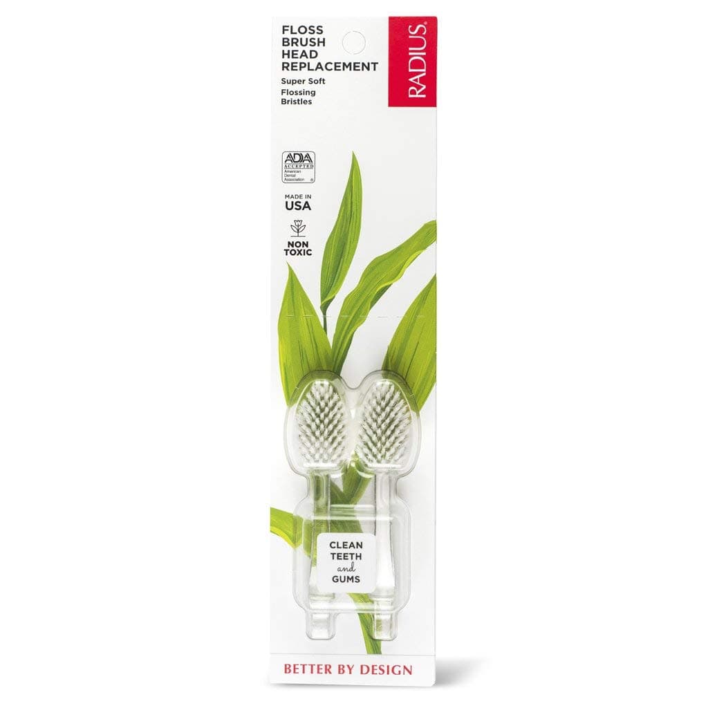 Toothbrush Replacement Heads, for Source, Tour Toothbrushes, Premium Bristles,Soft,(Pack of 2)