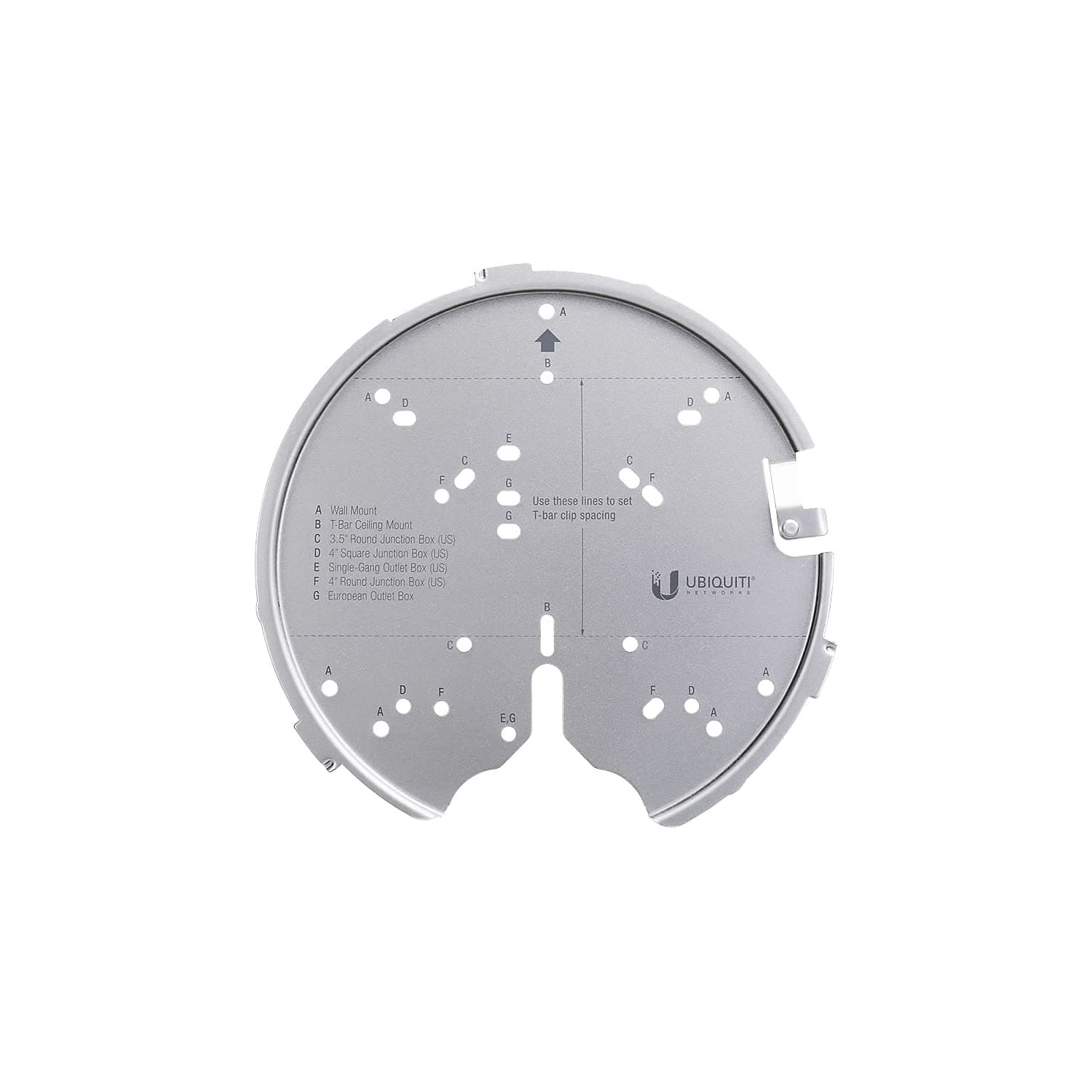 UBIQUITI Mounting System for UAP-AC, Aluminium (U-Pro-MP)