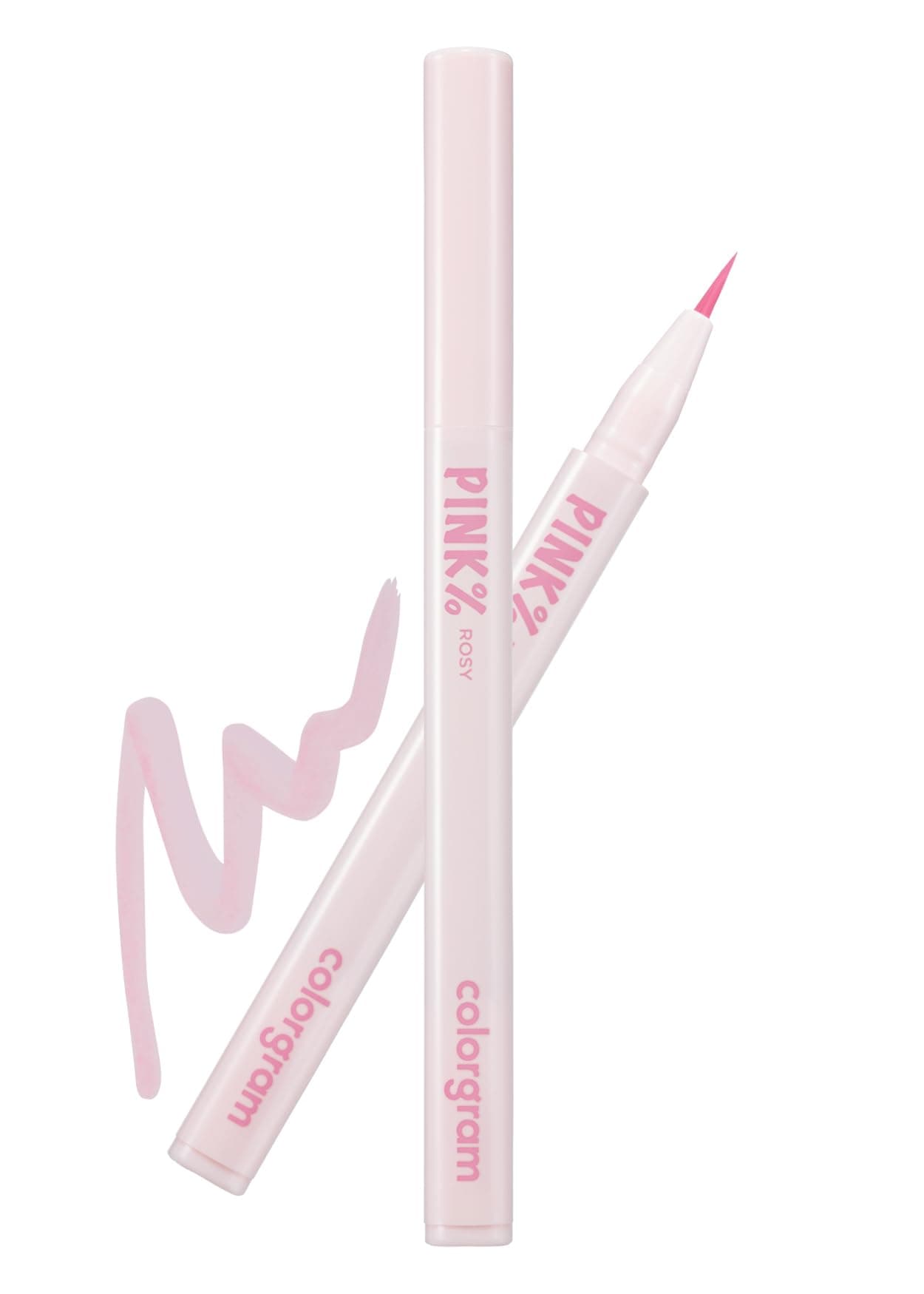 Shade Re-Forming Brush Liner 04 Pink | Silky-Smooth Soft Long-Lasting Eyeliner, Point Eye Makeup, Smudgeproof, All Day Wear Party Makeup