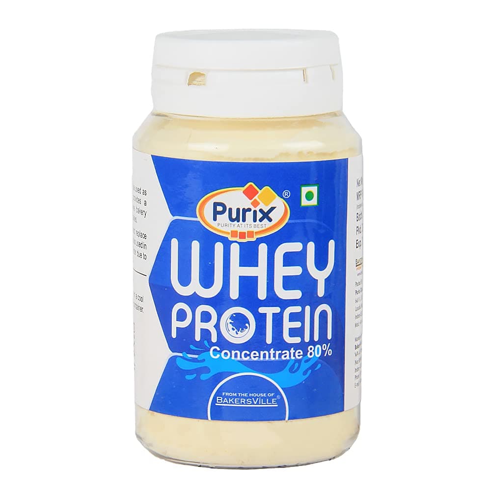 Purix® Whey Protein Concentrate 80%, 75g | Cake Vegetarian Egg Substitute | Cake Improver | 75g