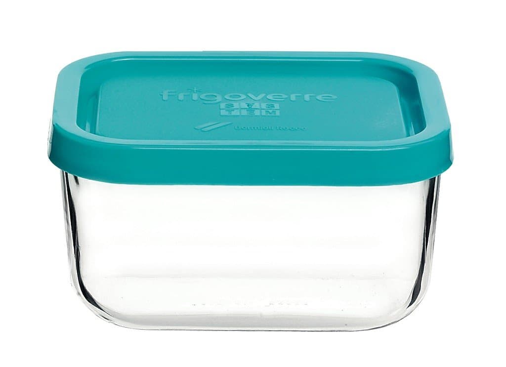 Bormioli Rocco Frigoverre Rectangular Food Container with Frosted Lid