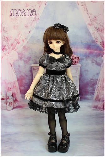 MONODOLLS BJD Doll Clothes 1/3 SD DD BJD Retro Dinner Dress Skirt Suit Outfit / 5 Colors to Choose