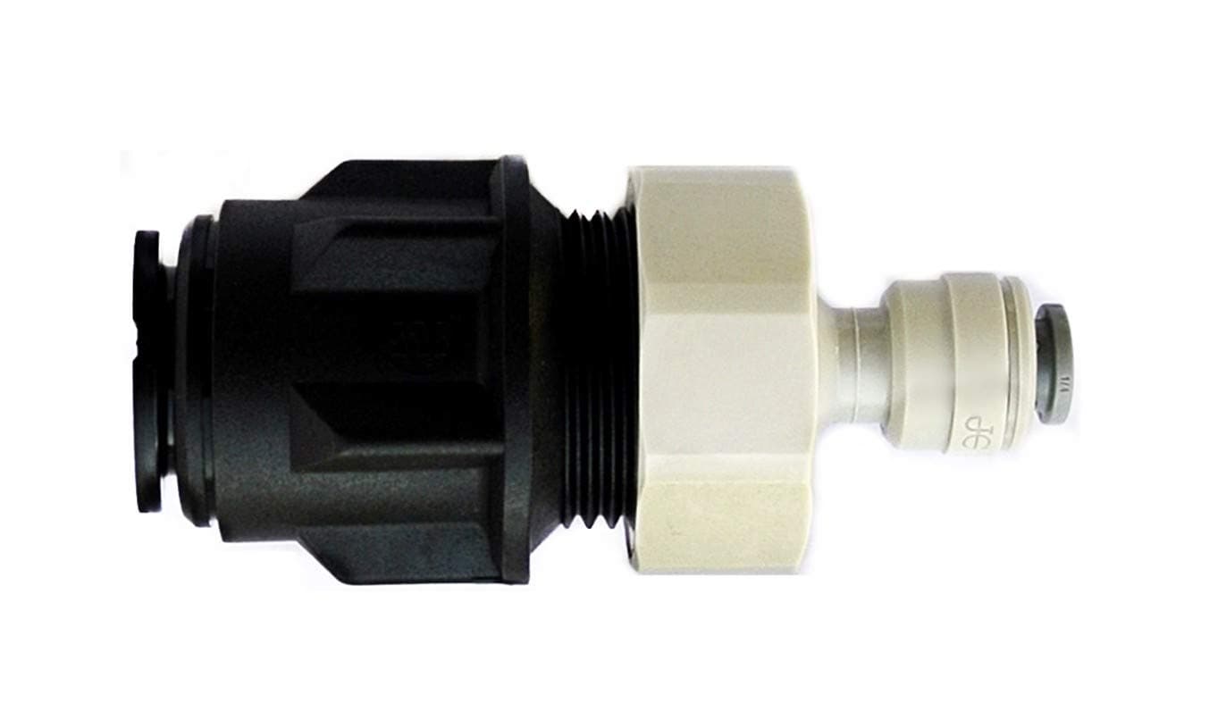 15mm Pipe to 1/4" Fridge Water Filter Pipe Adapter-Pushfit