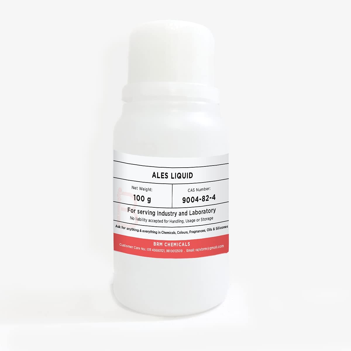BRM Chemicals Ales Liquid - 100 Grams Ammonium Lauryl Ether Sulphate Liquid For Shampoo Making, Soap Making, Lotion, Creams, Cosmetic Making & Diy Personal Care For Face, Hair, Skin & Body