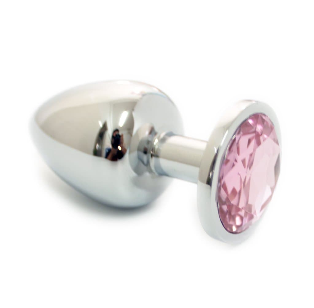 Eastern Delights Accented Metal Plated Butt Plug Anal Trainer, Large