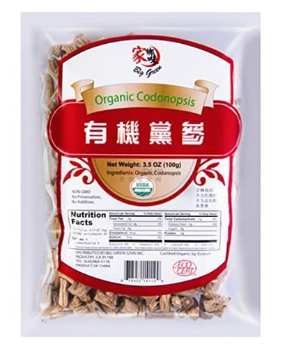 CANEROBig Green Organic Codonopsis Ginseng/Pilosulae Root Dried Bulk Herbs Dangshen Raw 3.5oz 有机党参