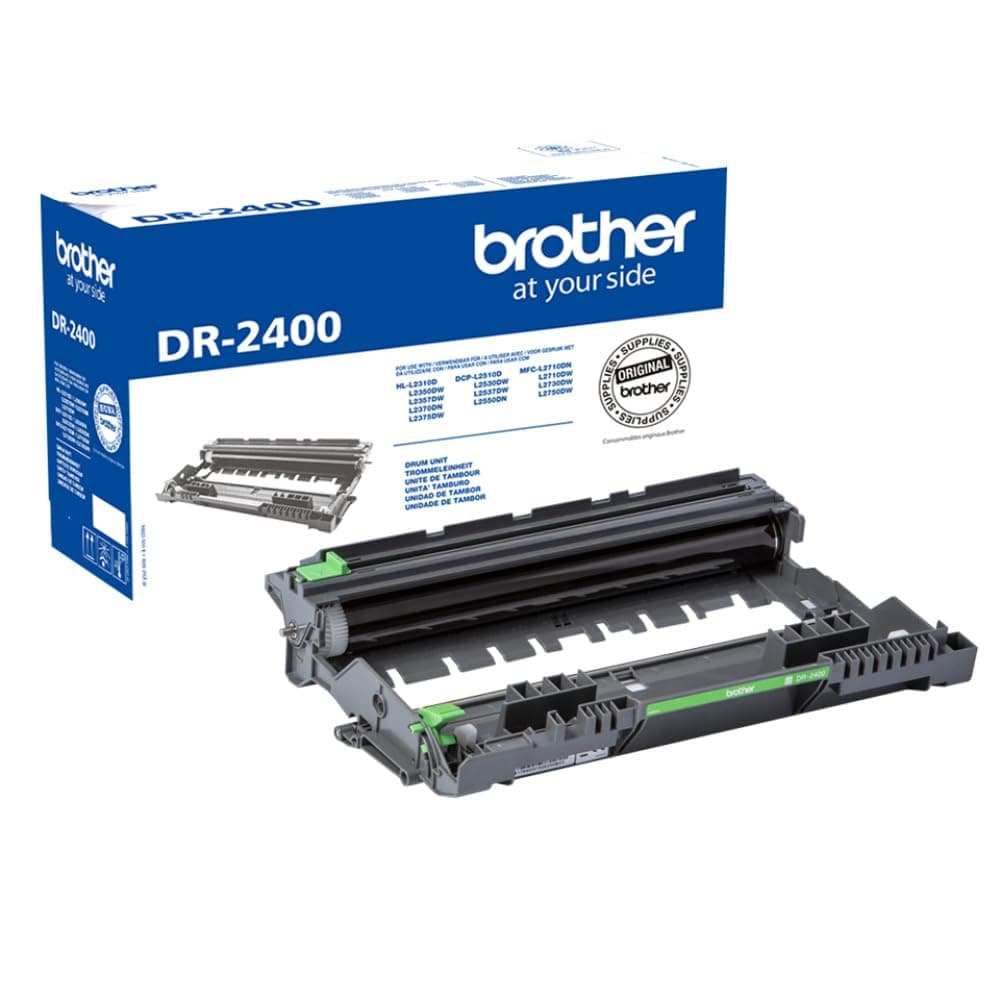 Brother DR-2400 Drum Unit, Genuine Supplies, Black