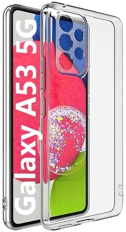 Muzz Anti-Yellowing Back Cover With Camera Protection For Galaxy A53 5G - Transparent