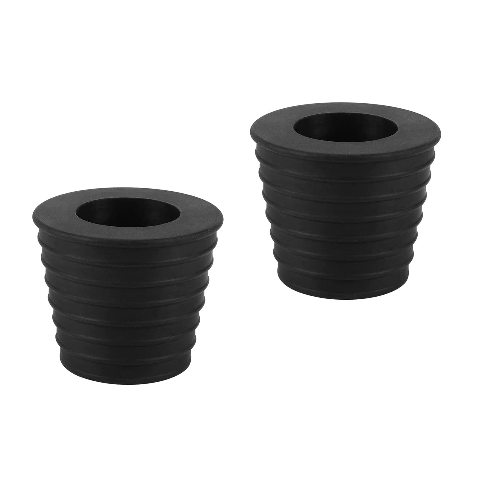 Umbrella Cone Wedge for Patio Table Hole Opening or Parasol Base Stand 1.8 to 2.4 Inch Umbrella Pole Diameter 1 1/2 Inch (Black) (Black 2 Packs)