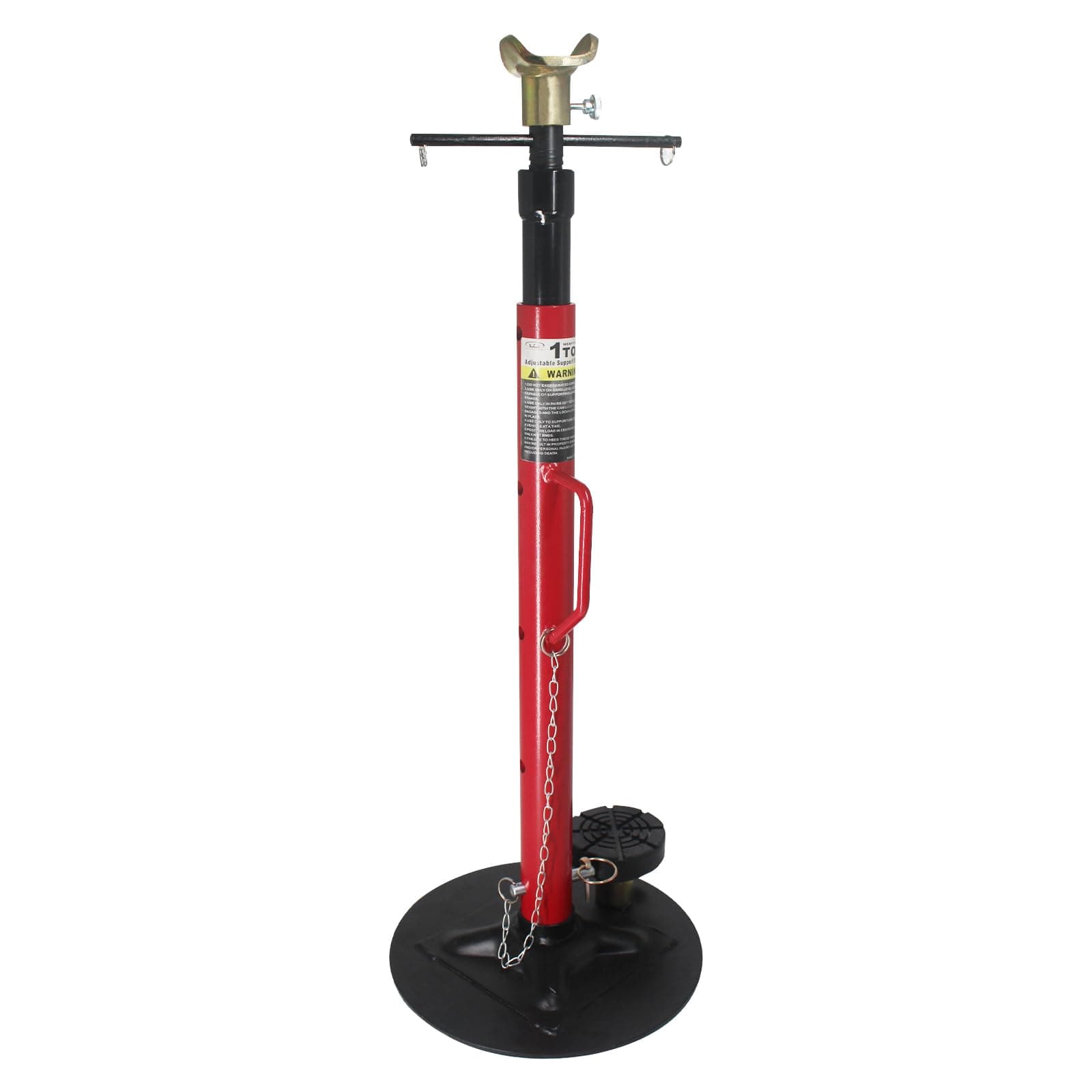 BESTOOL 1-Ton (2000Ibs) Underhoist Support Stand with Handle, Adjustable Height 30.7'' to 70.8'', Multi-Functional Topped Adapter, Easy Switching, Supporting Vehicle Components(US Patented)