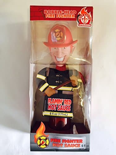 Louisiana Hot Sauce Fire Fighter Bubble-head
