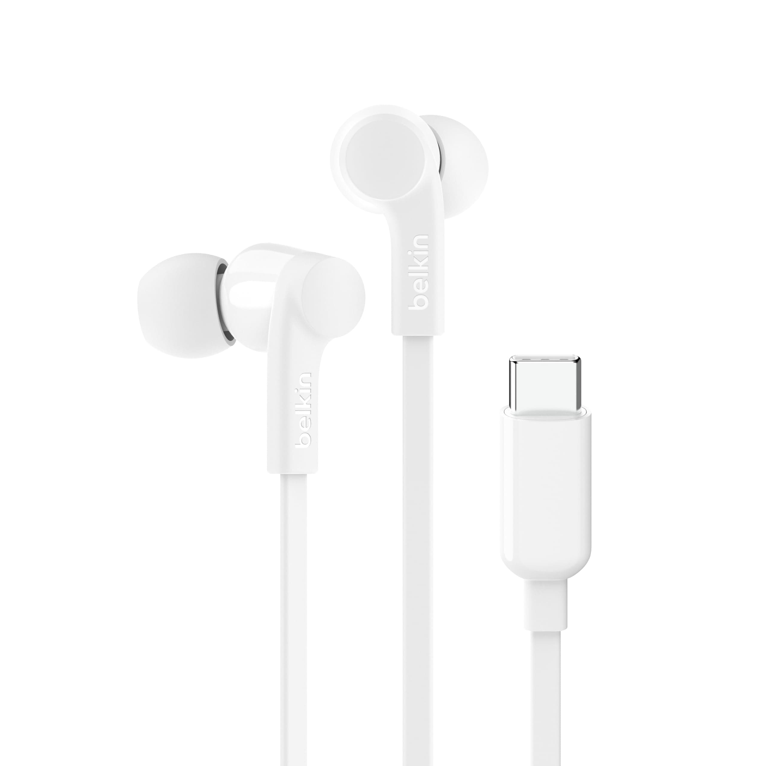 Rockstar In-Ear Headphones with USB-C Cable - White - Amazon Vine