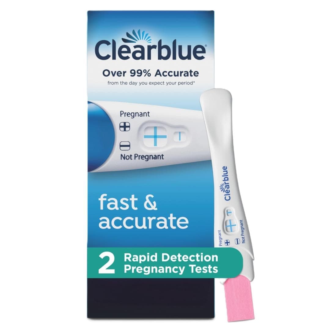 Rapid Detection Pregnancy Test, Home Pregnancy Kit, 2 Count