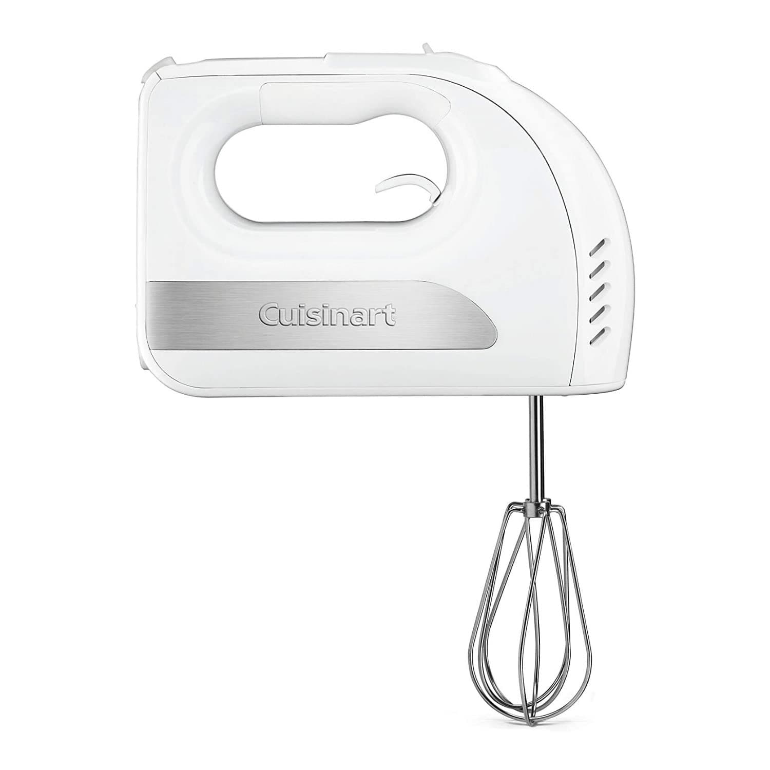 CUISINARTHM-6P1 6-Speed Hand Mixer, White, 6 Speed