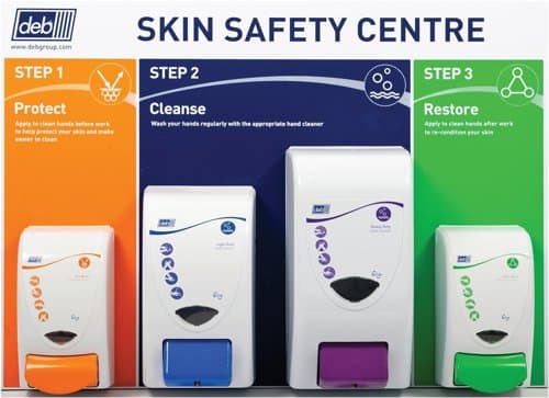 DEB Safety Skin Centre Protect Cleanse Restore Light & Heavy Ref N03858