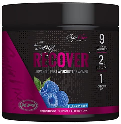 Gym Vixen Sexy Recover Blue Raspberry (30 Servings) - Advanced Post Workout for Women