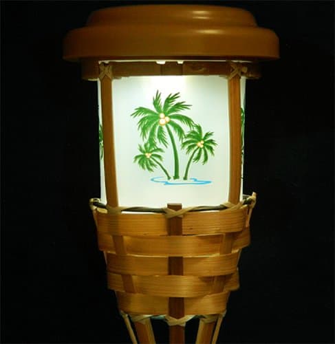 Palm Tree Tiki Torch