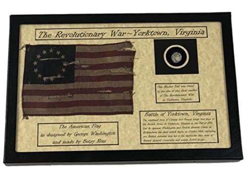 Authentic Revolutionary War Bullet from Yorktown, VA with Display Case and COA