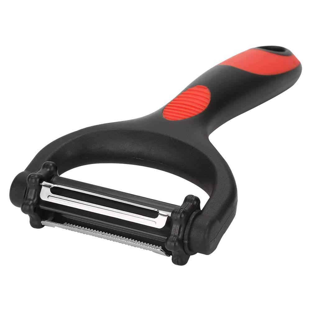 Vegetable Peeler, 3 in 1 Fruit Peeler with 3 Rotatable Extra Sharp Blades- Straight, Serrated, Julienne Blades-Julienne Y Kitchen Peeler for Apples, Potatoes, Carrots, Cucumbers