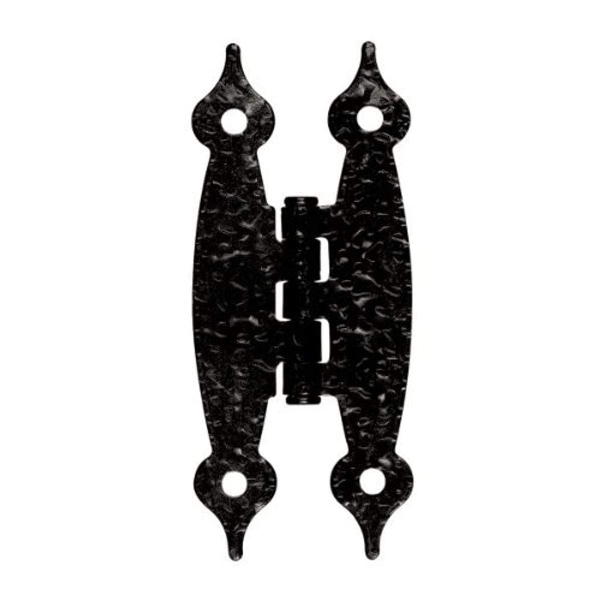 Liberty H09000C-BL-C5, Hammercraft Face Frame Flush Mount "H" Hinges Cabinet Hardware, Inset Hinges, 1-7/16 in., Black, 1 Pair