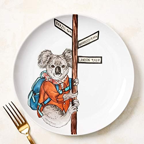 West Elm Koala Animal Salad Plate - 1 Each
