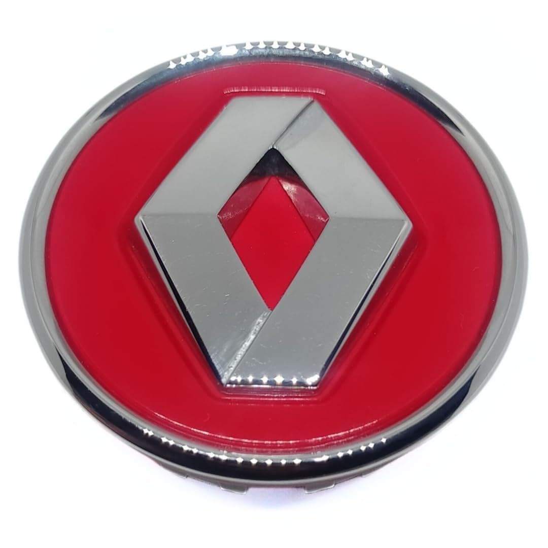 Alloy Wheel Cap Suitable/Compatible with Triber/Kwid/Kiger (Red)