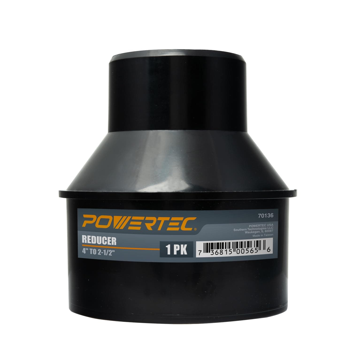 POWERTEC 70136 4-Inch to 2-1/2-Inch Cone Reducer