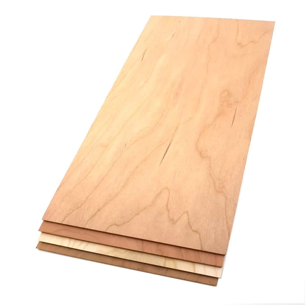 Cherry Craft Boards 1/4 x 6 1/2 x 15 '' (4 Pack) Solid Hardwood Laser Ready