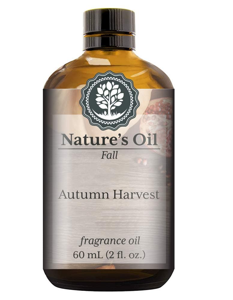 Autumn Harvest Fragrance Oil (60ml) for Diffusers, Soap Making, Candles, Lotion, Home Scents, Linen Spray, Bath Bombs, Slime