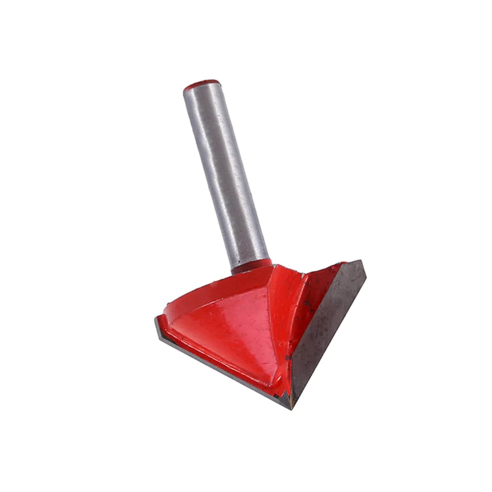 Edge Cutting Tool, Milling Cutter, 3D V Shape Notch Woodwork 90 Degree Cutter 1/4" Double-Edged Shank Router Bit for Industry 6mm