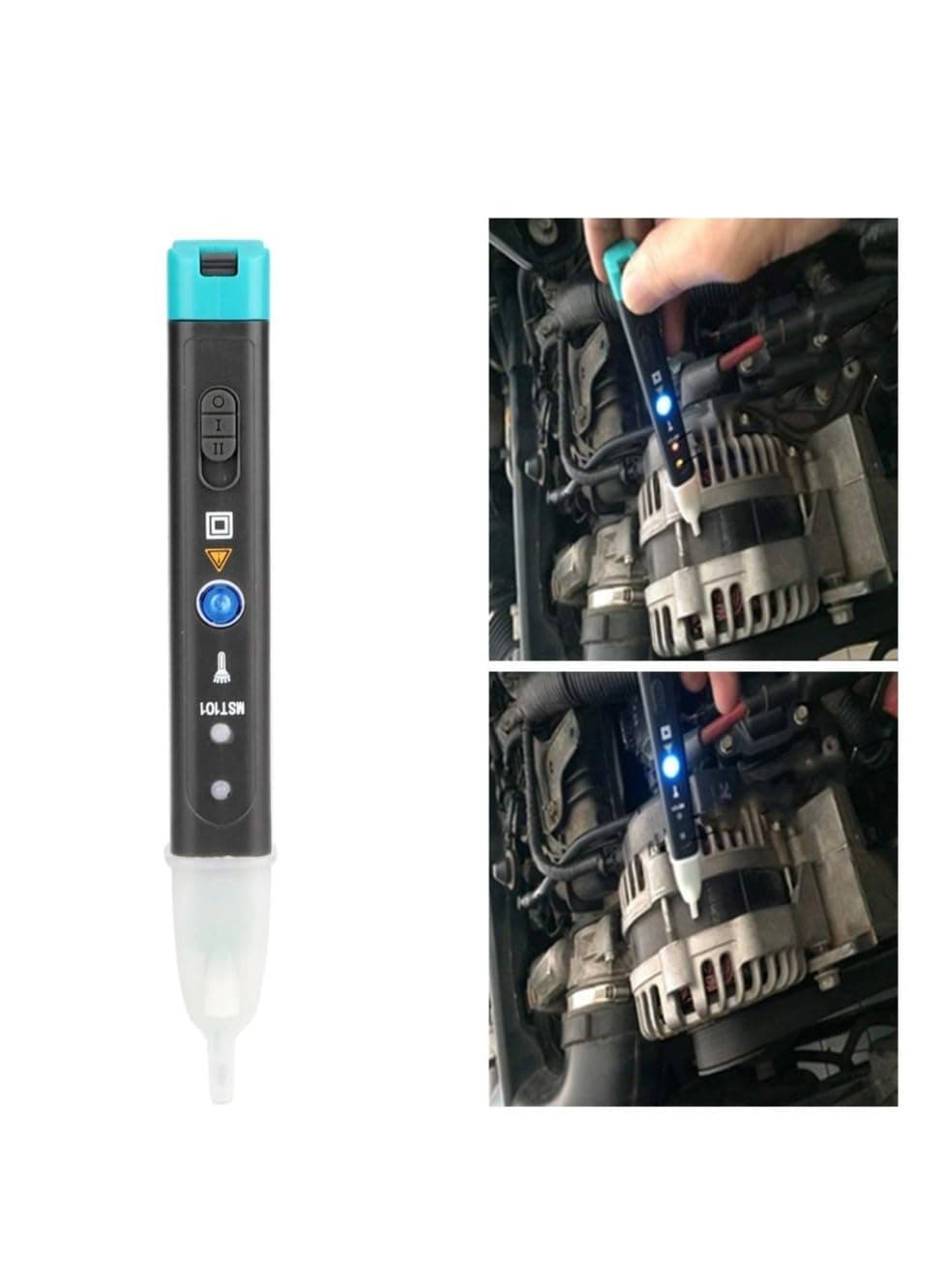 KASTWAVE Automotive Ignition Coil & Spark Tester with LED Display, Voltage Tester Tool for Car Diagnostics - Includes 2 Batteries