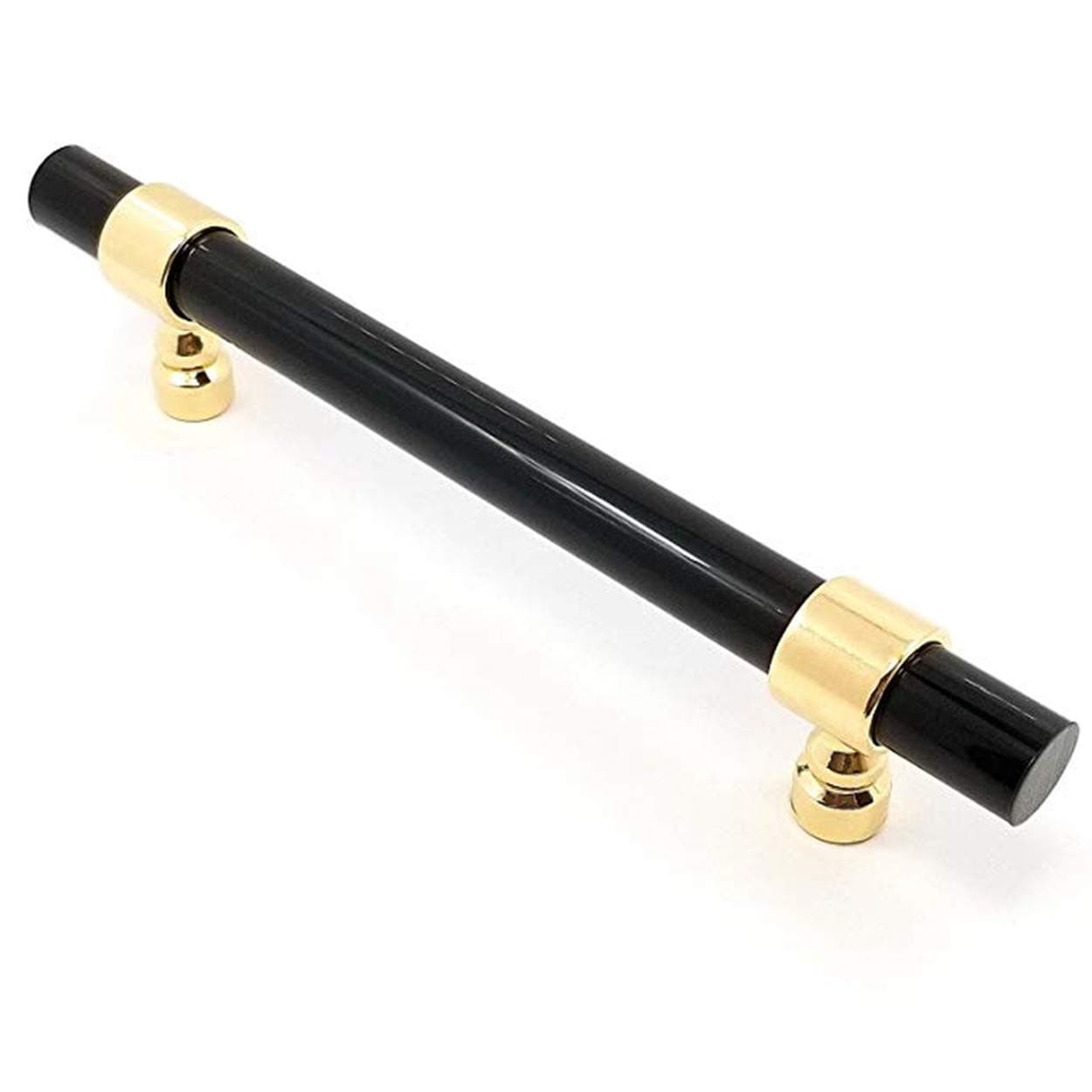 3.75" 5" 6.3" Black Lucite Dresser Pull Wardrobe Handles Gold Drawer Pull Handle Knob Cabinet Door Knobs"T" Bar Pulls Decor 96 128 160 mm (5.00‘’ Hole to Hole)