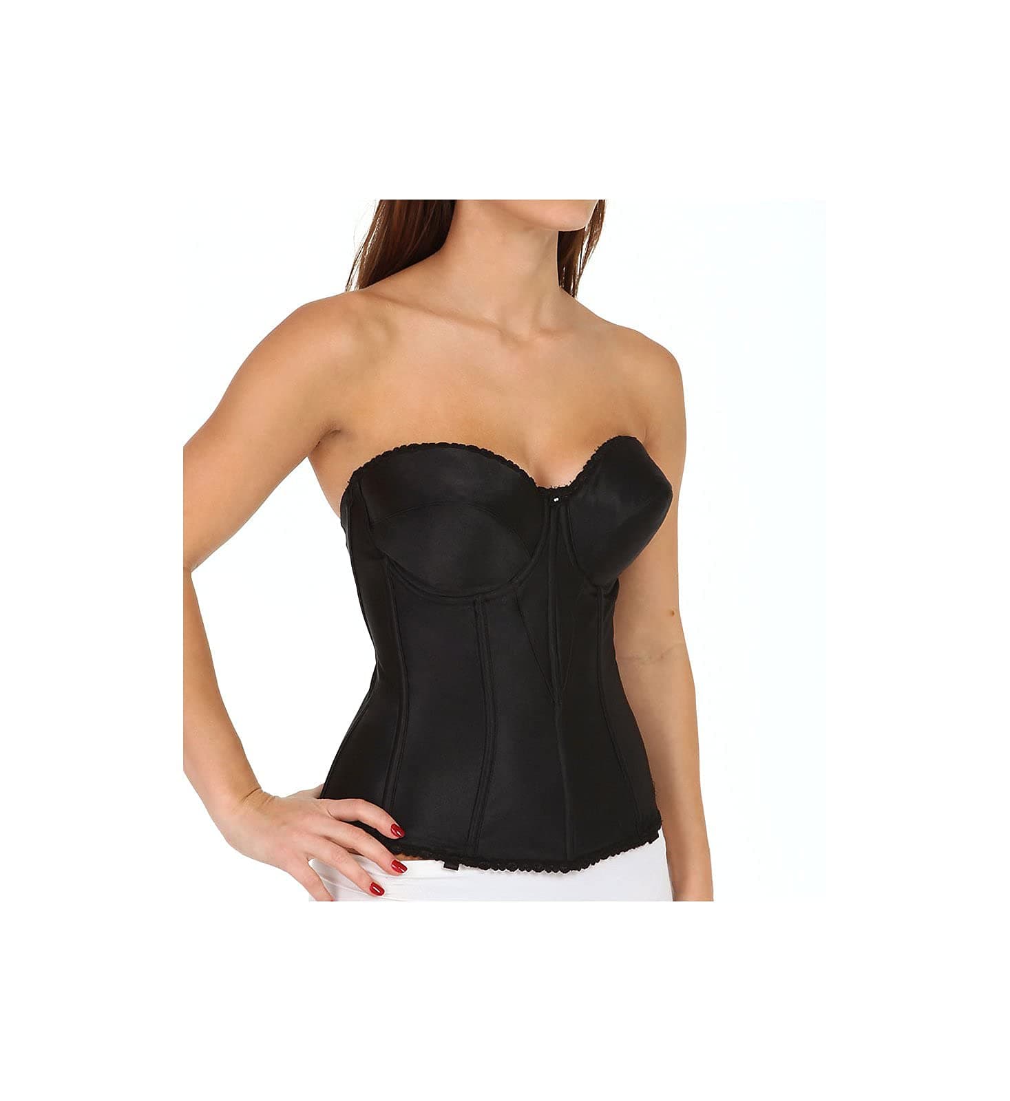 Carnival womens Full Figure Satin Corset Bra