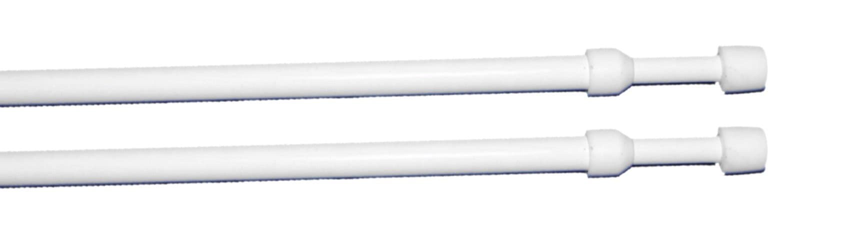 Round Extendable Curtain Pole. BLIST 40-65 cm