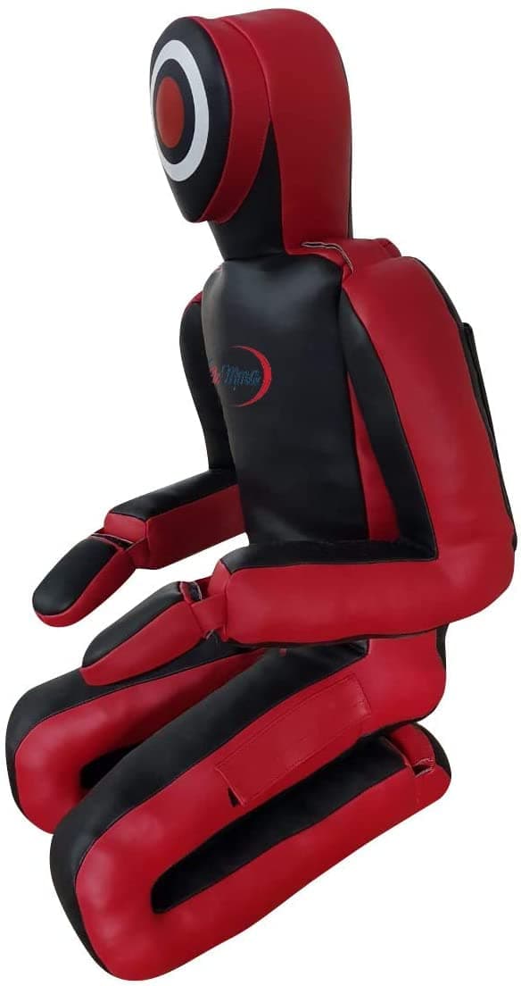 BJJ Jiu Jitsu Grapple Dummy 2.0 (70" in Height) for Submission Drills Like Leg Locks, Heel Hooks, Ankle Locks