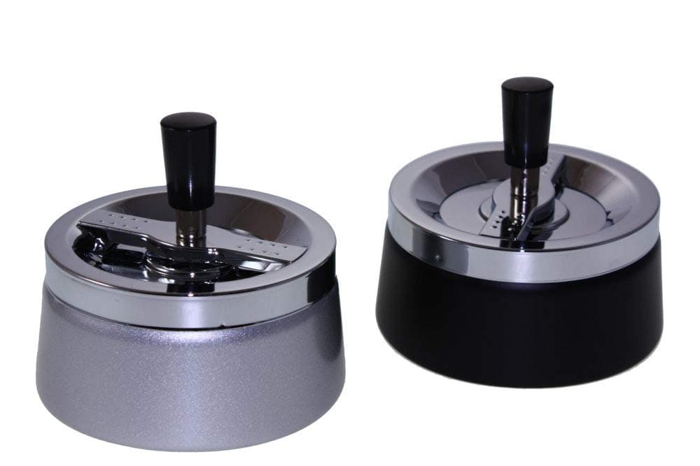 Dorex 2018 Portable Ashtray, 12 cm, Multicolour (Plateado)