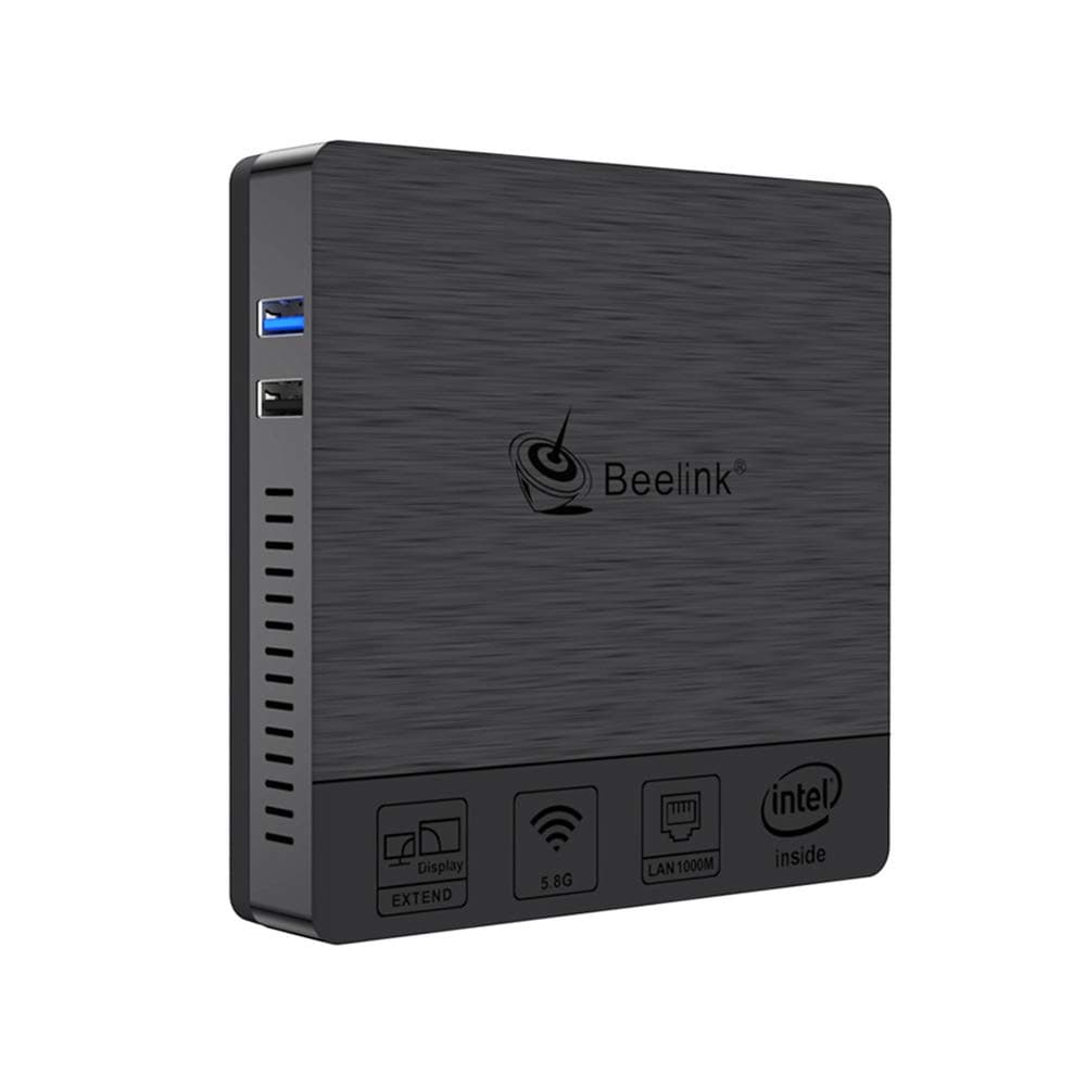 Beelink BT3Pro Multi Media Desktop Full 4K HD H.265 Smart Mini PC Intel Atom x5-Z8350 Processor 4GB+64G / 4K / 1000Mbps LAN/HDMI/VGA / 2.4G+5.8G Dual WiFi