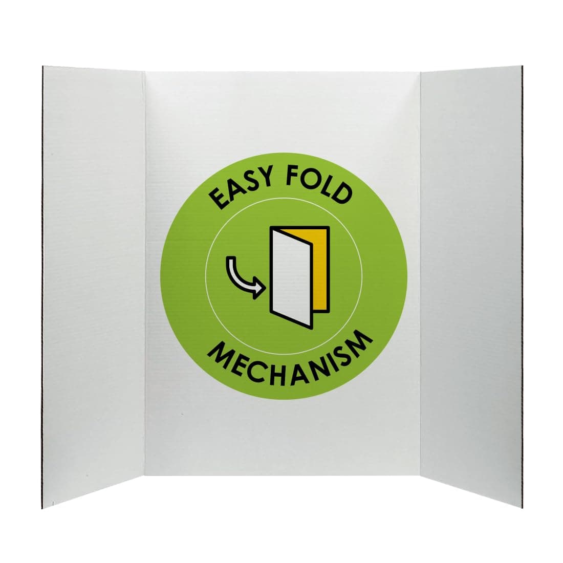 DESK TECH Office Works 36 x 48-inche Large Tri-Fold Foldable Presentation Board for School Project, Exhibition, Workshop