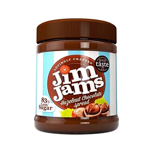 JimJams 83% Less Sugar Hazelnut Chocolate Spread 350g - Pack of 2