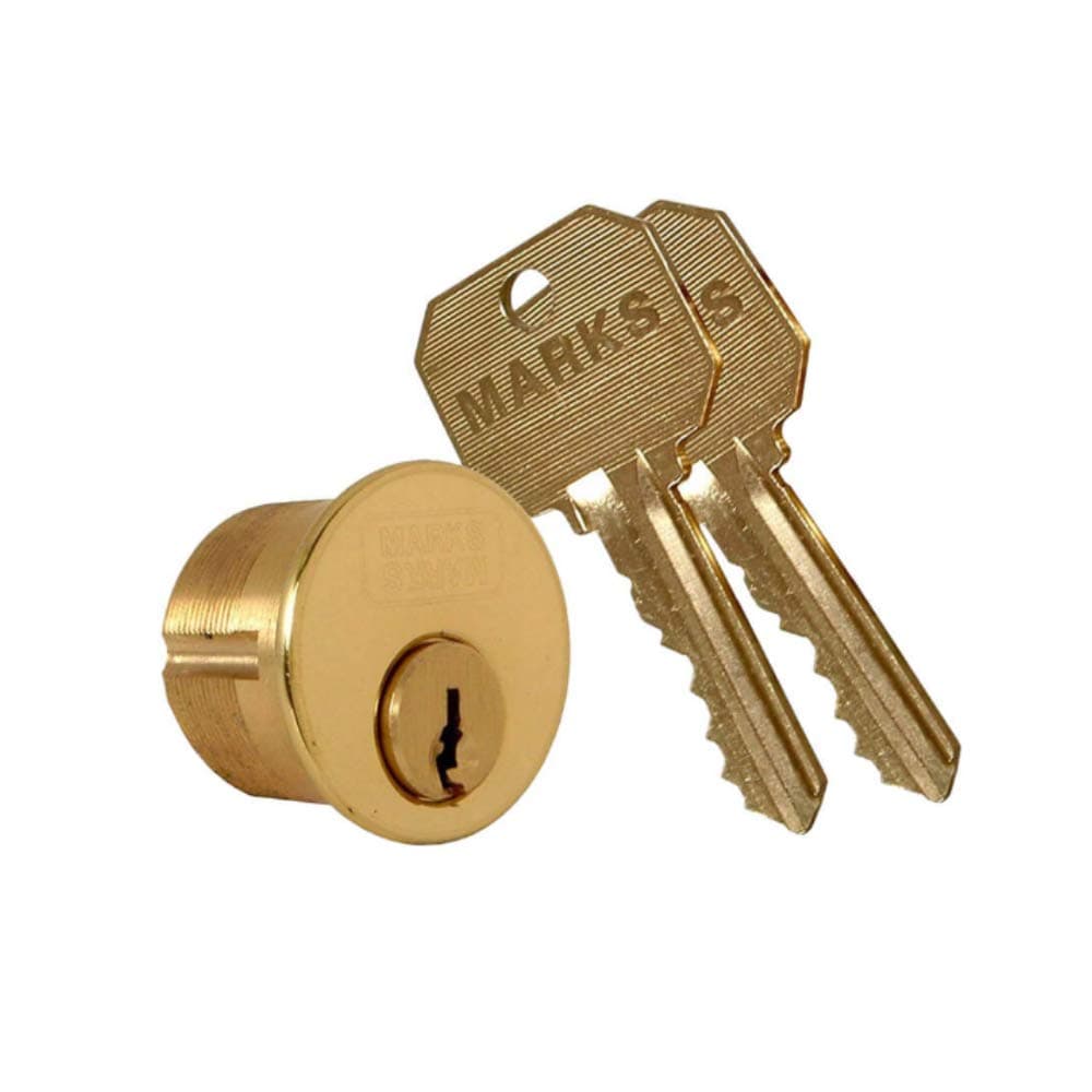 Marks Metro #2161 Solid 1-1/8" Mortise Cylinder