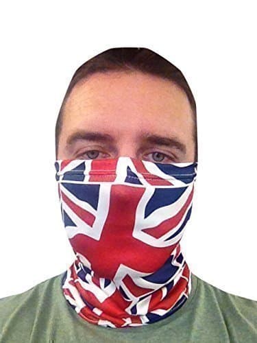 NECK WARMER SCOOTER FACE MASK SCARF UNION JACK DESIGN MADE IN YORKSHIRE