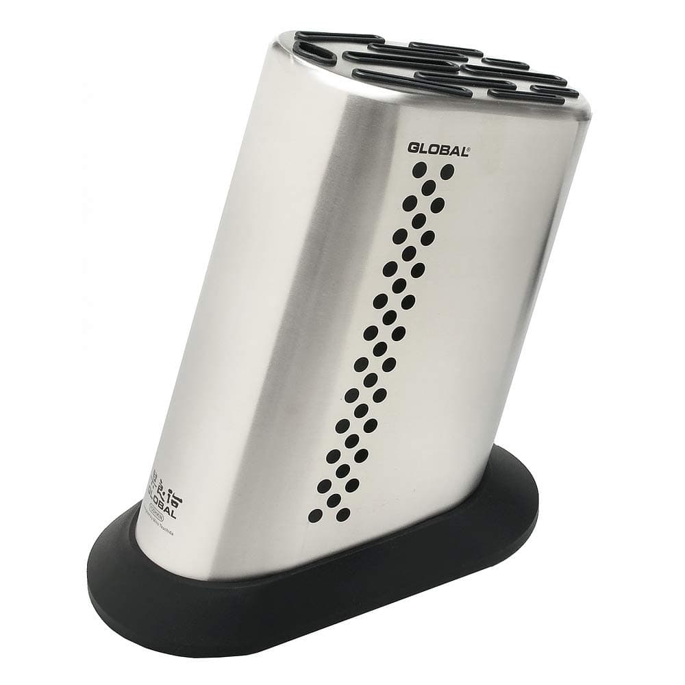 Stainless Steel Dots 11 Slots Knife Holder