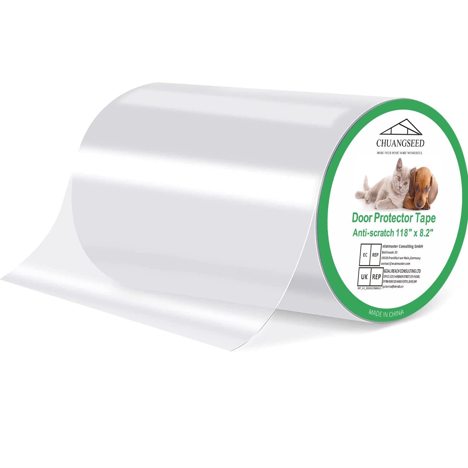 Door Protector from Dog Scratching,21cm x 3meter