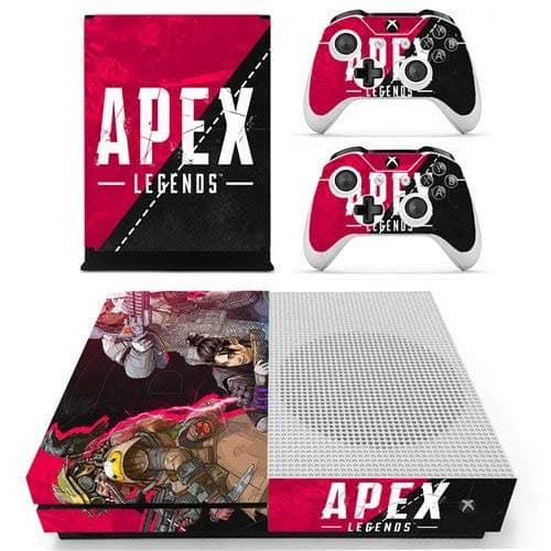 APEX Legend Skin Cover for Xbox One S Console and 2 Wireless Controller Protective Skin by Mr Wonderful Skin