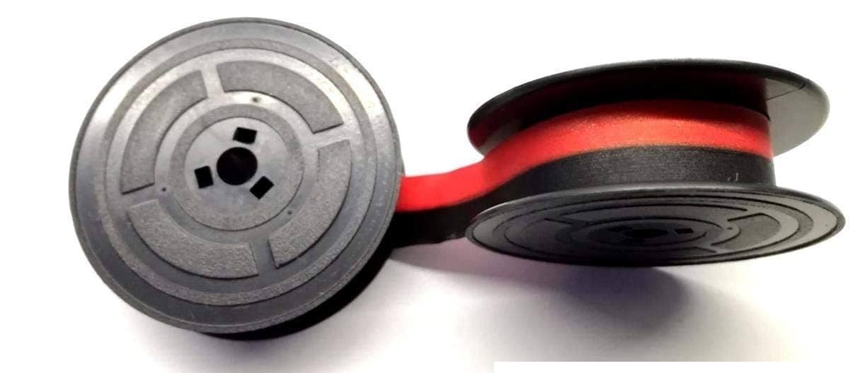 Original Olivetti Lettera 21, 22, 24, 25, 31, 32, 35, 35i, 35l, 36, 36c, 37, 82 and S14 Typewriter Ribbon, OEM, Black and Red