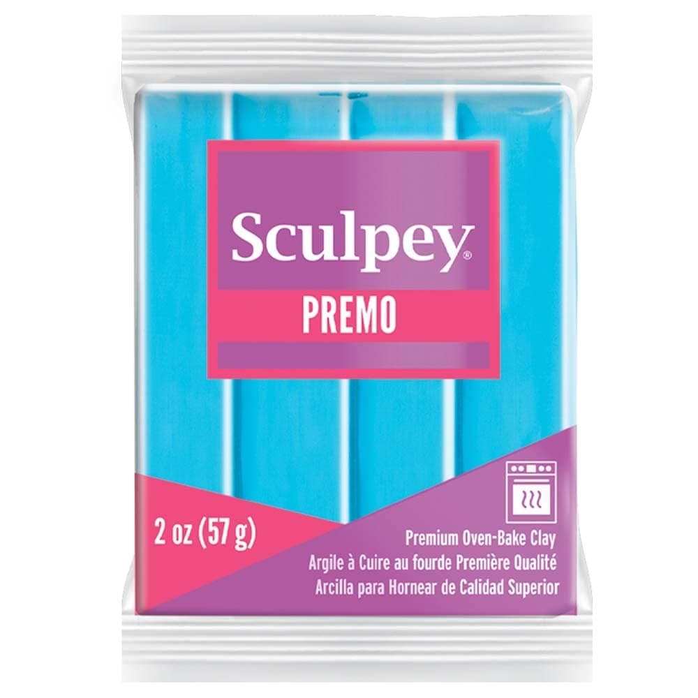 Sculpey Premo Polymer Clay , 2 oz (Turquoise)