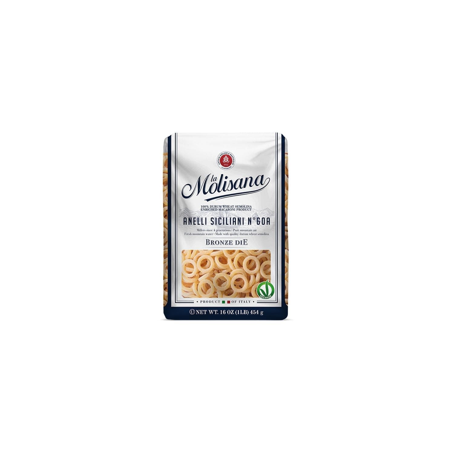 LA MOLISANA ANELLI SICILIANI PASTA 16 OZ