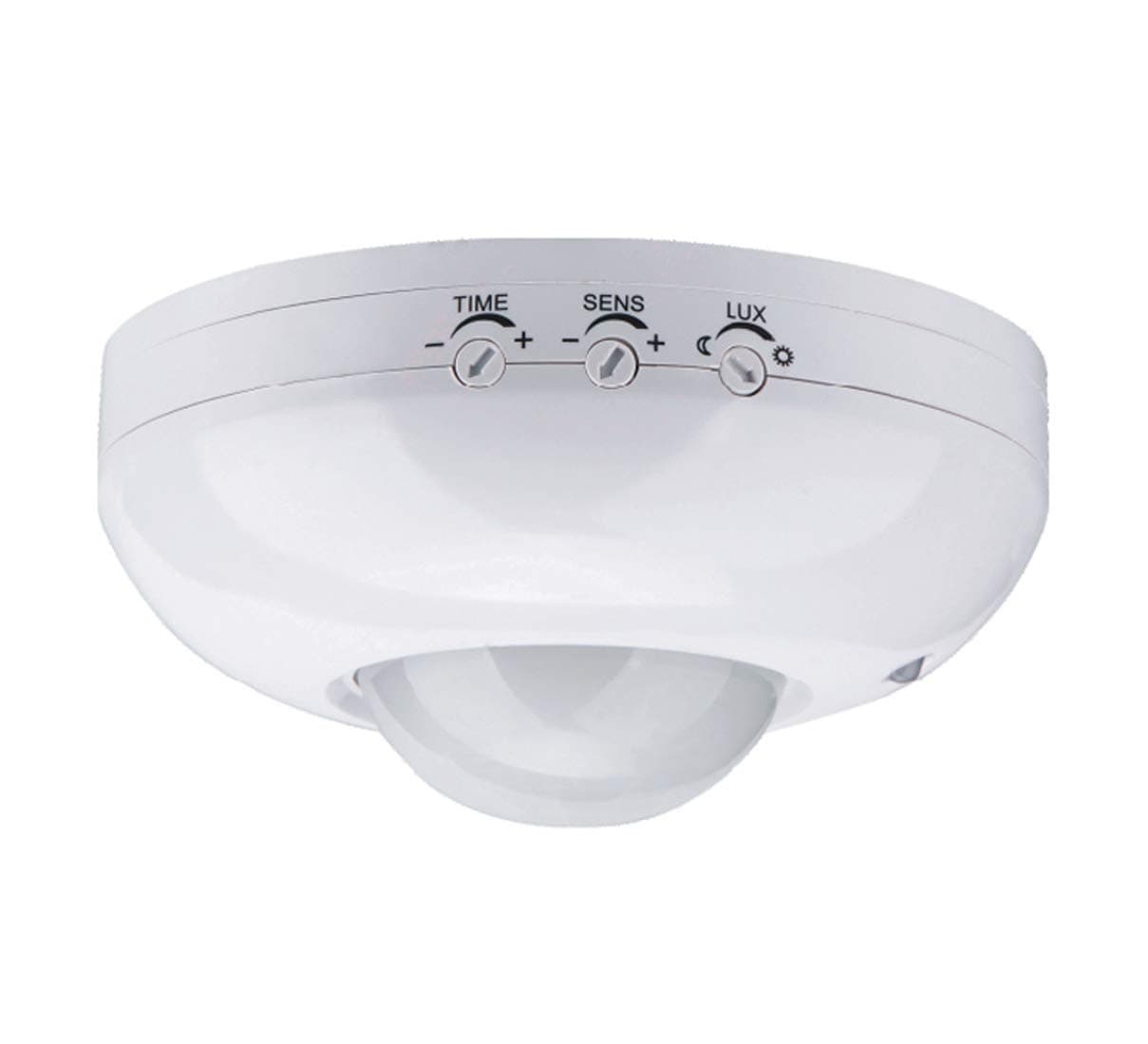 LOWENERGIE 360 Degree PIR Motion Light Switch, Ceiling Mounted, 1200W Max, White, Occupancy Sensor, Motion Sensor